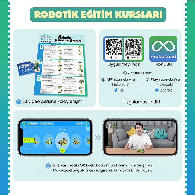 Akıllı Robot Yapım Seti - 100+ Model