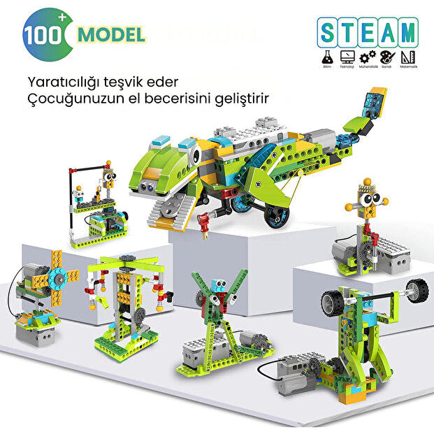 Akıllı Robot Yapım Seti - 100+ Model
