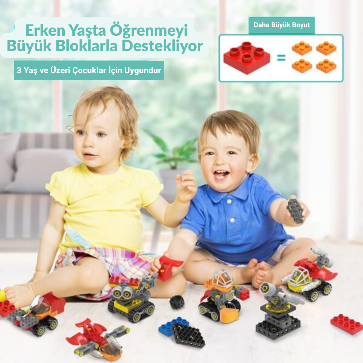 Minik Mühendis Yapım Seti - 100+ Model