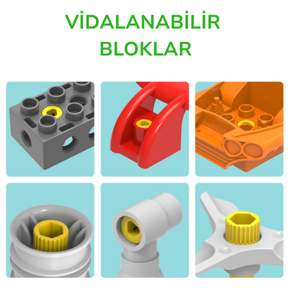 Minik Mühendis Yapım Seti - 100+ Model